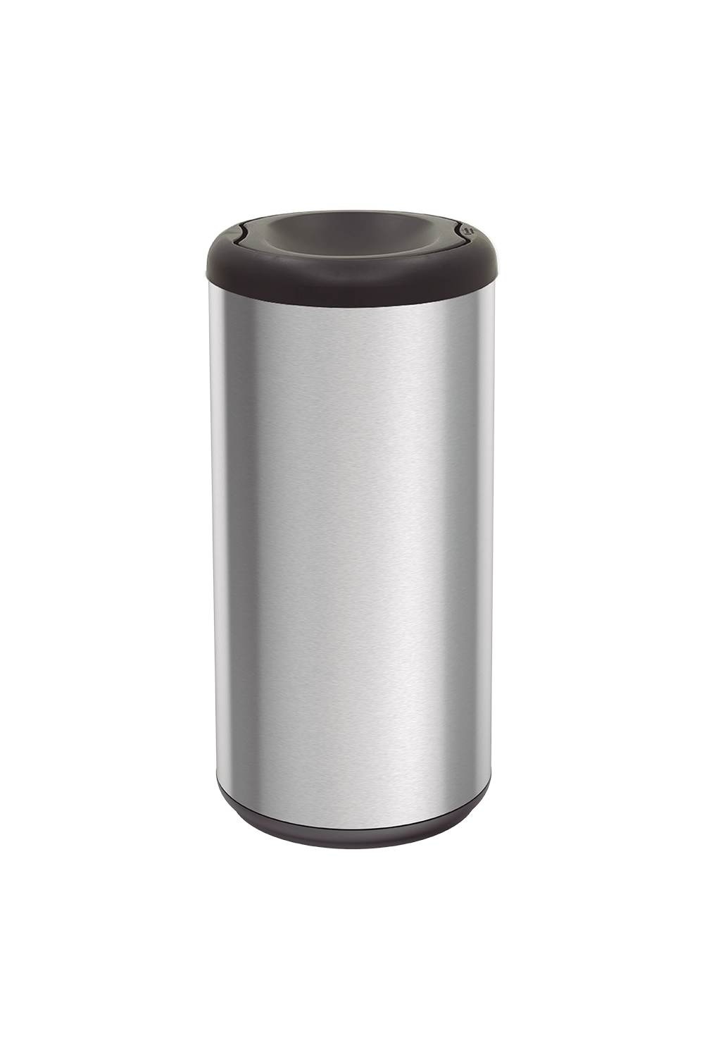 [KDTRAM00148] BASURERO INOX BASC PIEMONTE 40L NEGRO  94539/200