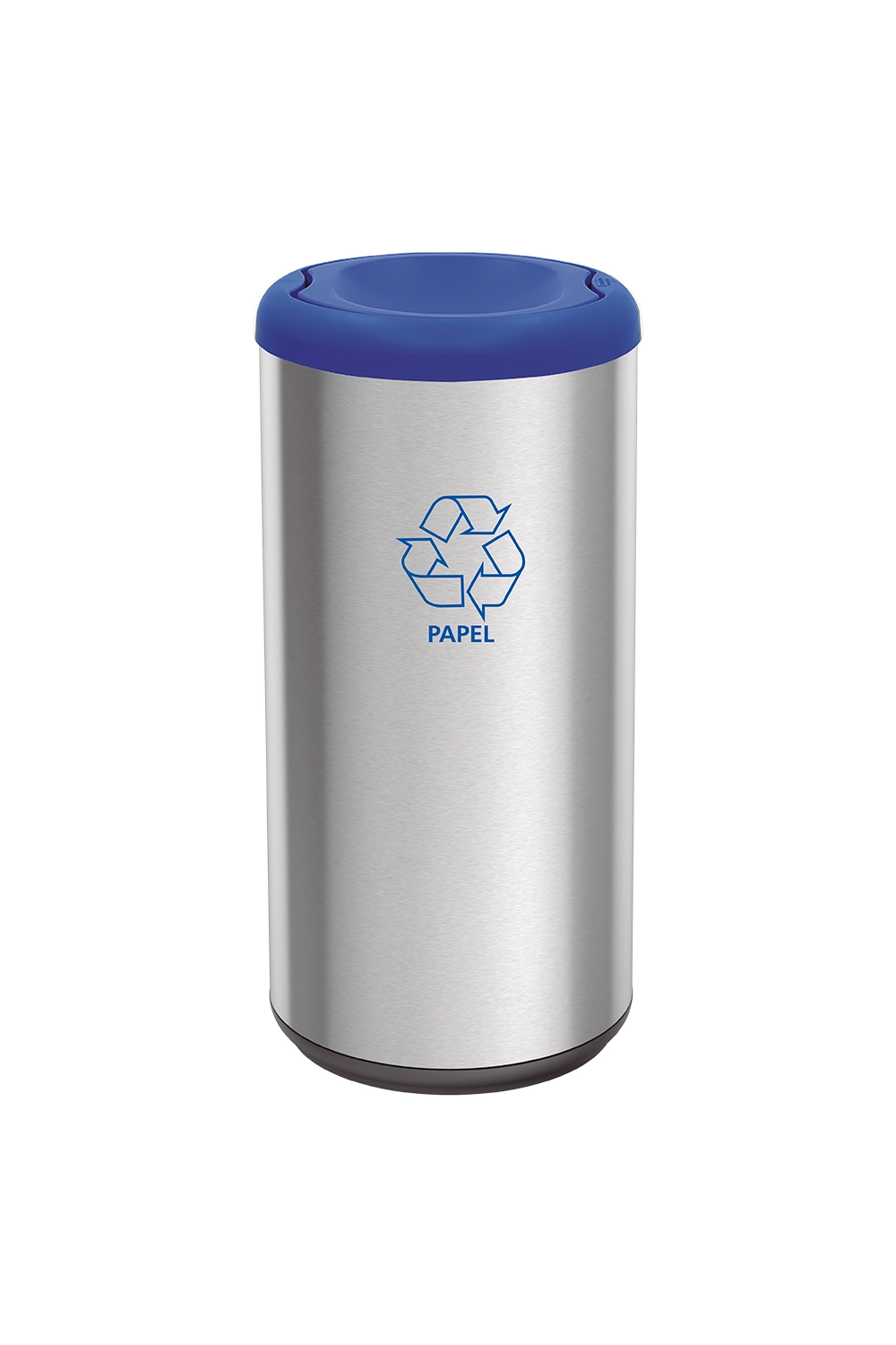 [KDTRAM00153] BASURERO INOX BASC PIEMONTE 40L AZL  94539/201