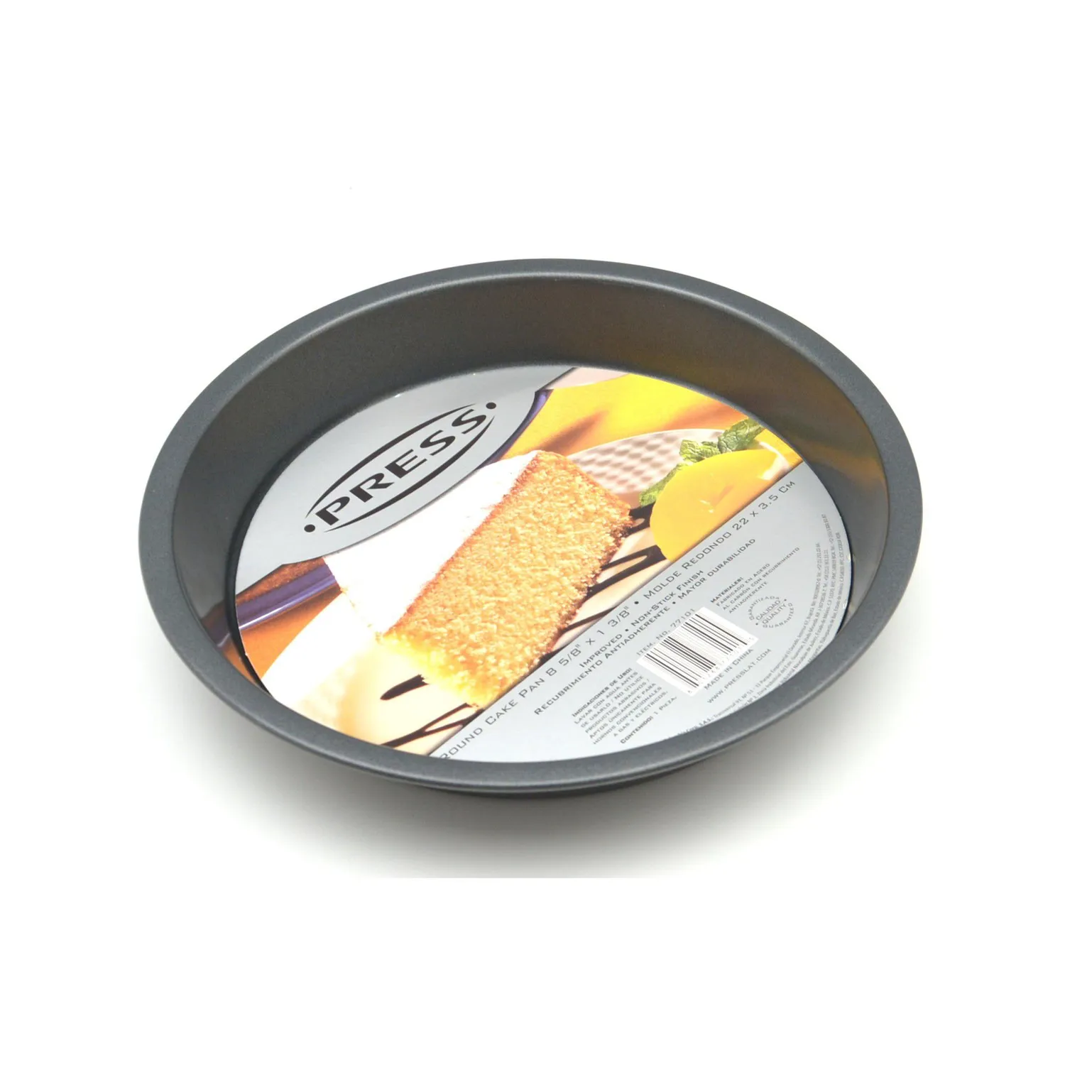 [KDPRESS00108] MOLDE REDONDO 22 X 3.5  CM . 77101