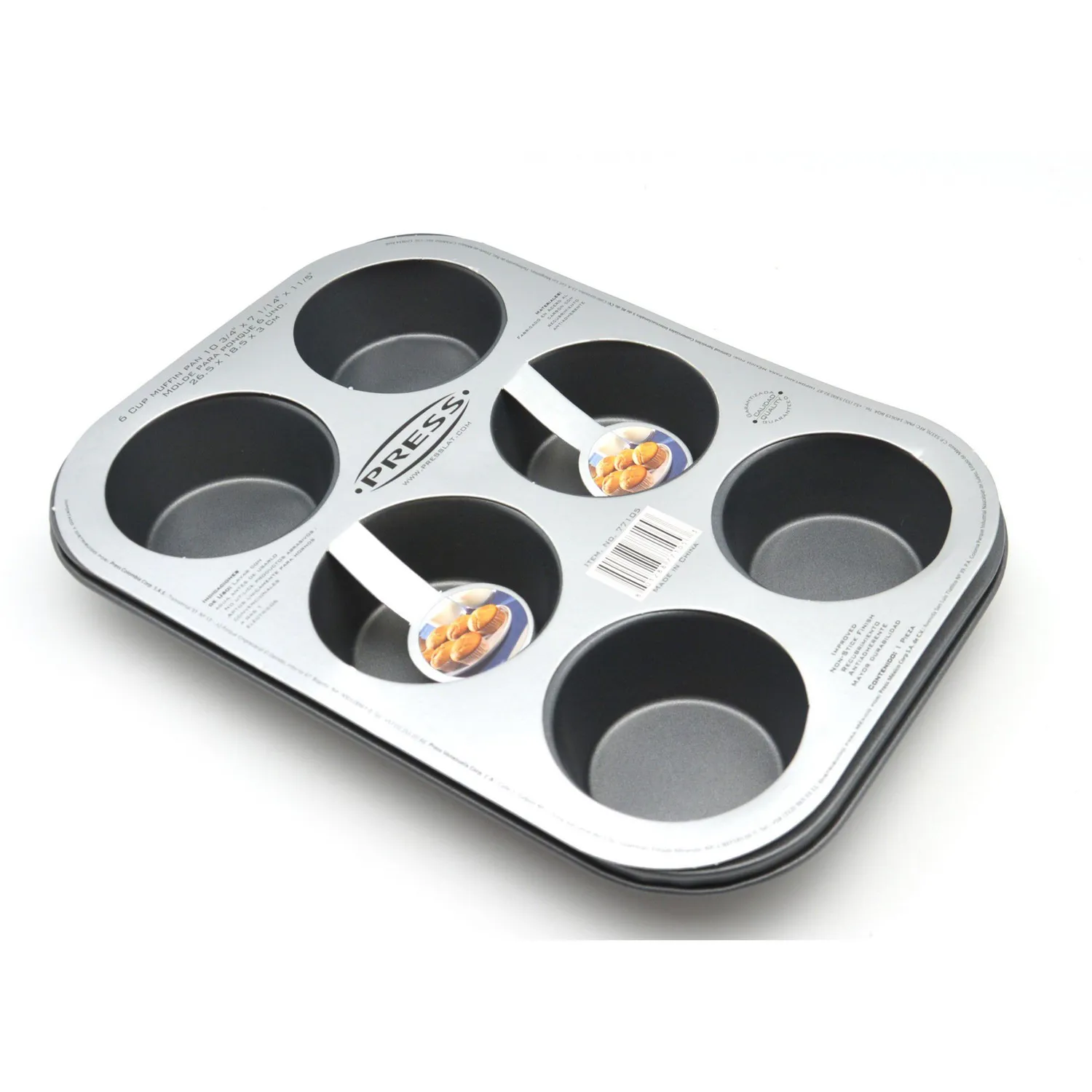 [KDPRESS00110] MOLDE PARA PONQUE  6 UNIDS. 26.5X18.5X3 CM 77105