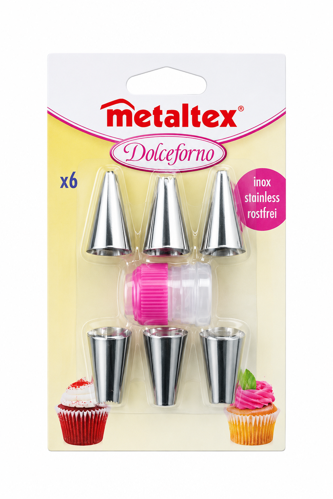 SET DE 6 DULLAS ACERO INOX  252408