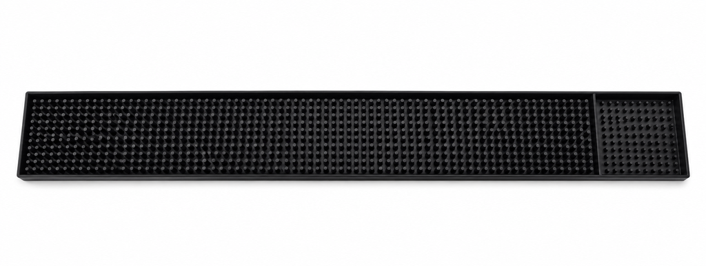 TAPETE BAR PLASTICO  59.5X8X1.7CM  NEGRO    122-001-001