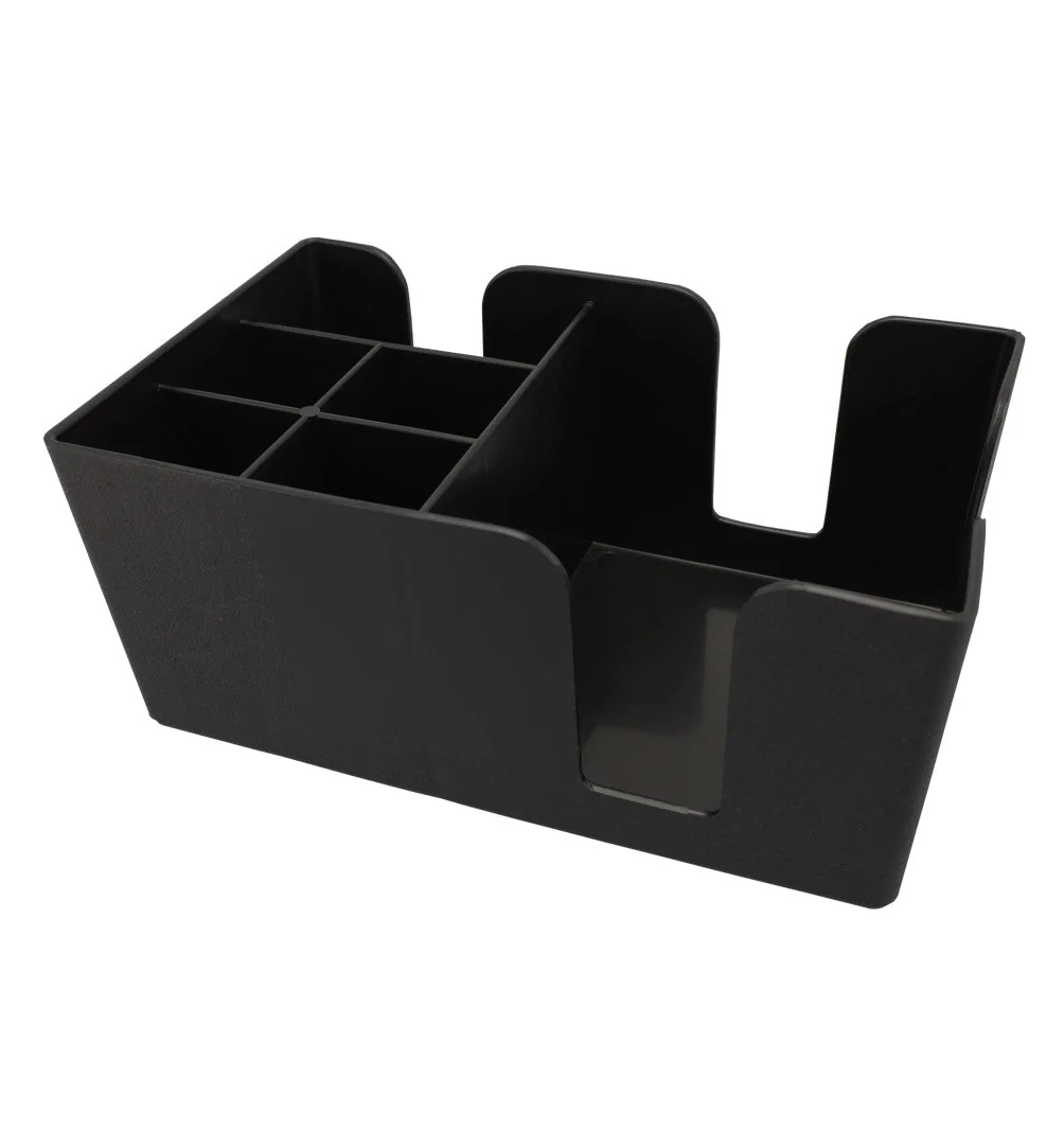 [KDSHEN00041] ORGANIZADOR DE PLASTICO PARA BAR NEGRO   122-012-001