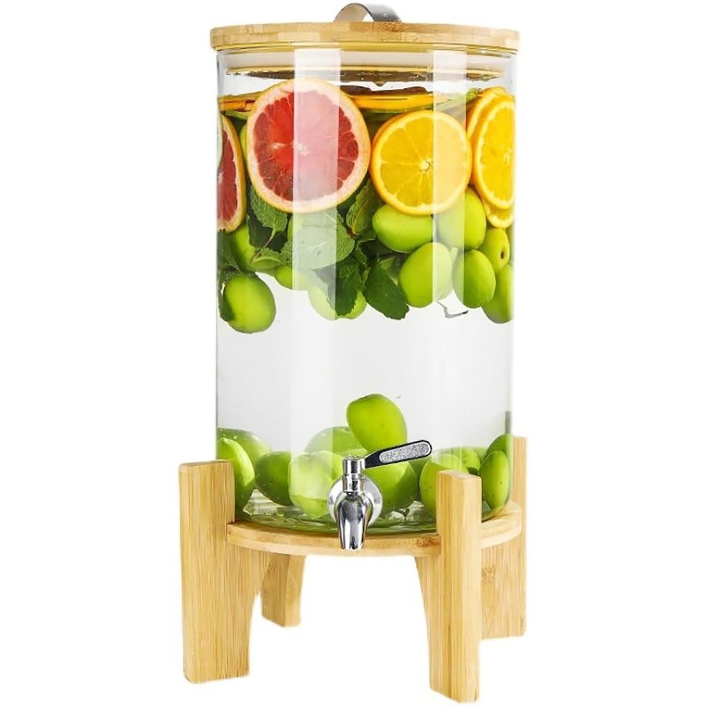 [KDGM00212] DISPENSADOR BOROSILICATO C/BASE LISO 8L  2816
