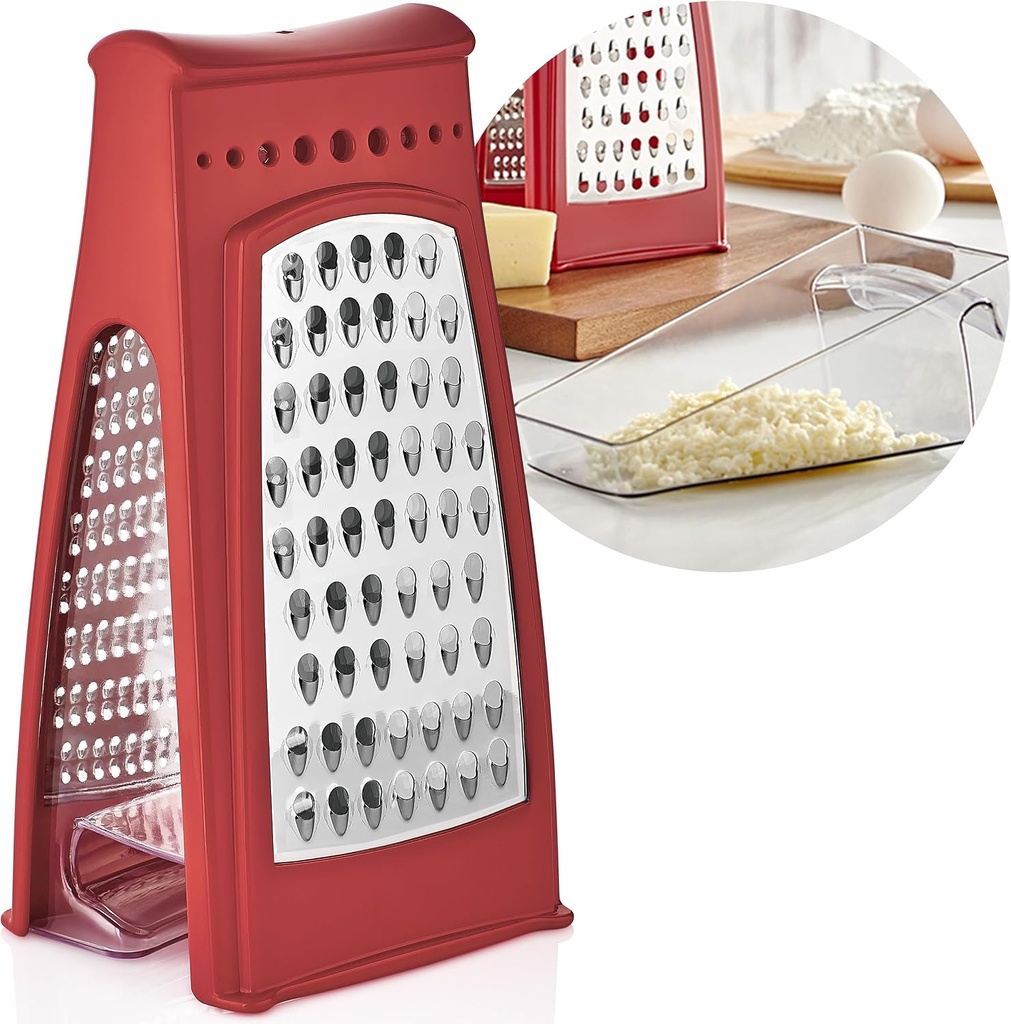 [KDGM00291] RALLADOR DOBLE RECIPIENTE 550ML 18 1/2OZ 8002