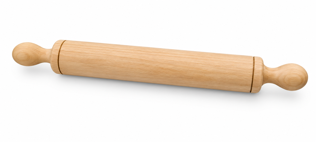 [KDPMAD00026] RODILLO MADERA  MEDIANO 33CM ARTESANAL